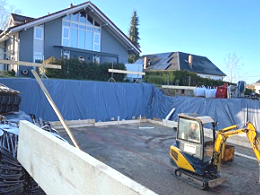 B�hmerwaldstra�e - der Bau schreitet voran